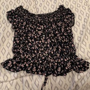 Cute Used Floral Blouse